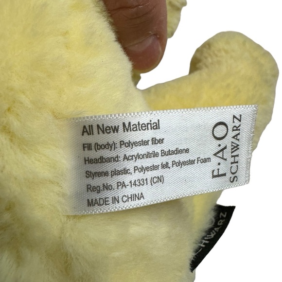 FAO SCHWARZ 14" Labrador Yellow Lab Golden Retriever Puppy Dog Plush Stuffed - Picture 6 of 8